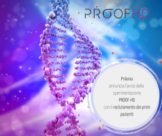 Prilenia annuncia l'avvio della sperimentazione PROOF-HD con il reclutamento dei primi pazienti 